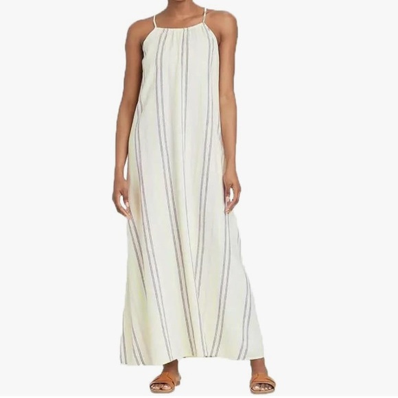 Women’s Sleeveless Linen Maxi Dress ~ A New Day L - Picture 2 of 5